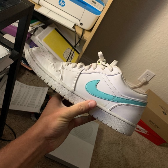 Jordan 1 low Multi Color swoosh - Picture 9 of 9